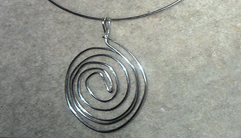 Halsband silverspiral
