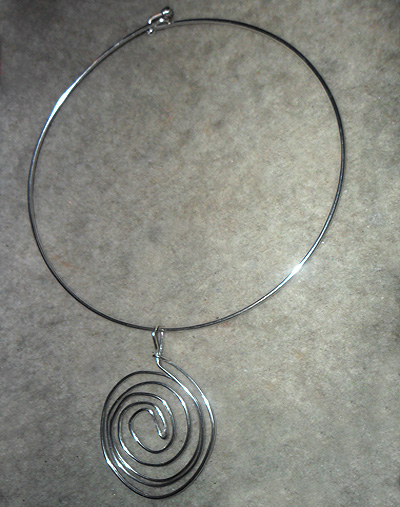 Halsband silverspiral
