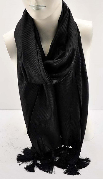 Svart scarf