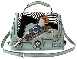 Handbag Blue Horse