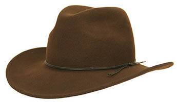 Cowboyhatt, brun