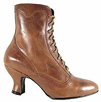 Viktorianska skor, bruna